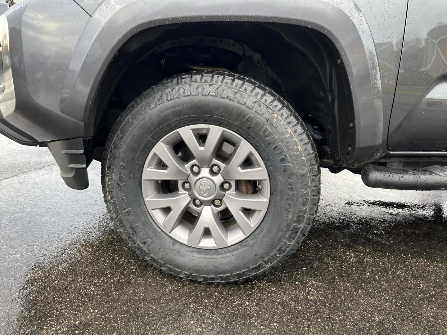2019 Gray /Black Toyota Tacoma SR5 Double Cab Short Bed V6 6AT 4WD (3TMCZ5AN0KM) with an 3.6L V6 DOHC 24V engine, Automatic transmission, located at 11115 Chardon Rd. , Chardon, OH, 44024, (440) 214-9705, 41.580246, -81.241943 - This 2019 Toyota Tacoma SR5 Double Cab 4WD is a rugged, reliable legend in the making – tough, capable, and looking sharp in Magnetic Gray Metallic with four brand new all-terrain tires ready to hit the trails or the highway! Powered by the potent 3.5L D-4S V6 engine delivering serious torque and - Photo#12