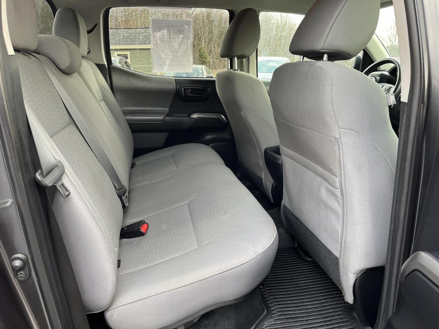 2019 Gray /Black Toyota Tacoma SR5 Double Cab Short Bed V6 6AT 4WD (3TMCZ5AN0KM) with an 3.6L V6 DOHC 24V engine, Automatic transmission, located at 11115 Chardon Rd. , Chardon, OH, 44024, (440) 214-9705, 41.580246, -81.241943 - This 2019 Toyota Tacoma SR5 Double Cab 4WD is a rugged, reliable legend in the making – tough, capable, and looking sharp in Magnetic Gray Metallic with four brand new all-terrain tires ready to hit the trails or the highway! Powered by the potent 3.5L D-4S V6 engine delivering serious torque and - Photo#31