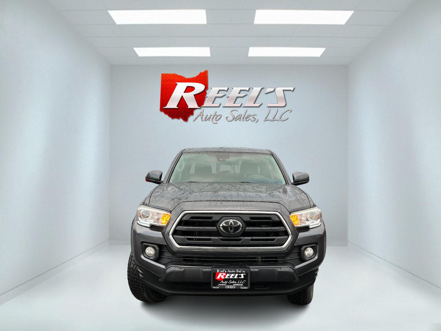 2019 Gray /Black Toyota Tacoma SR5 Double Cab Short Bed V6 6AT 4WD (3TMCZ5AN0KM) with an 3.6L V6 DOHC 24V engine, Automatic transmission, located at 11115 Chardon Rd. , Chardon, OH, 44024, (440) 214-9705, 41.580246, -81.241943 - This 2019 Toyota Tacoma SR5 Double Cab 4WD is a rugged, reliable legend in the making – tough, capable, and looking sharp in Magnetic Gray Metallic with four brand new all-terrain tires ready to hit the trails or the highway! Powered by the potent 3.5L D-4S V6 engine delivering serious torque and - Photo#1