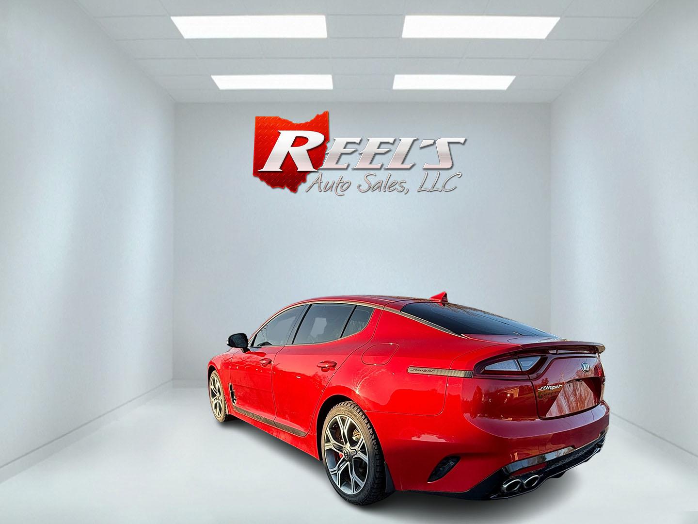 2019 Red /Black Kia Stinger GT1 AWD (KNAE45LC5K6) with an 3.3L V6 DOHC 24V Twin Turbo engine, Automatic transmission, located at 11115 Chardon Rd. , Chardon, OH, 44024, (440) 214-9705, 41.580246, -81.241943 - 2019 Kia Stinger GT1 AWD – Twin-Turbo Muscle Sedan with Luxury, Grip, and Jaw-Dropping Performance! This ferocious 2019 Kia Stinger GT1 AWD is a true sleeper that looks elegant but punches like a supercar! The heart-pounding 3.3L Twin-Turbo V6 engine unleashes massive torque through a lightning-f - Photo#27