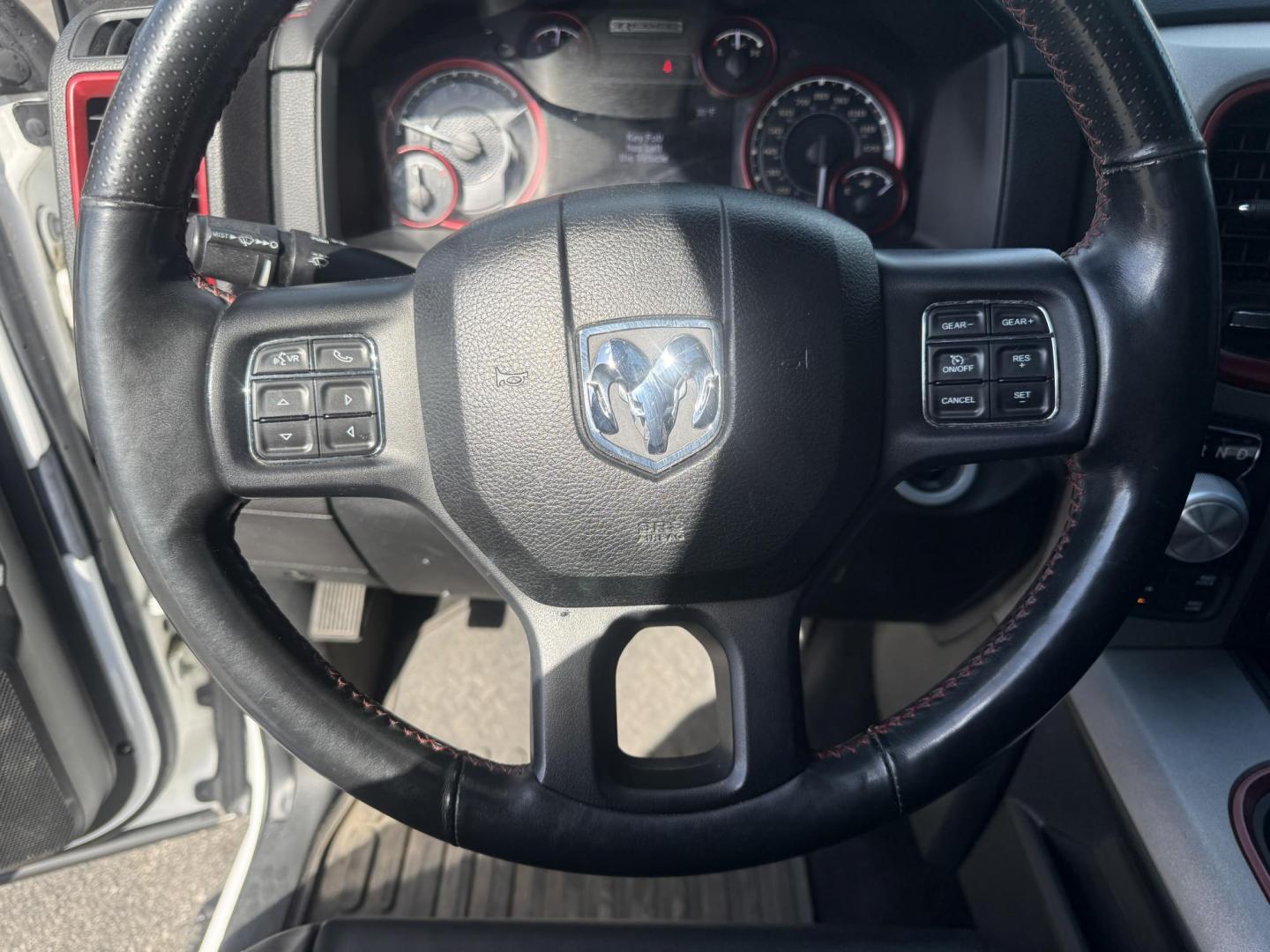 2016 White /Black RAM 1500 Rebel Crew Cab SWB 4WD (1C6RR7YT8GS) with an 5.7L V8 OHV 16V engine, Automatic transmission, located at 11115 Chardon Rd. , Chardon, OH, 44024, (440) 214-9705, 41.580246, -81.241943 - 2016 Ram 1500 Rebel Crew Cab 4WD – Aggressive Off-Road Beast with HEMI Muscle and Loaded Premium Upgrades! This 2016 Ram 1500 Rebel Crew Cab 4WD is the ultimate combination of factory off-road attitude and serious capability upgrades! Powered by the legendary 5.7L HEMI V8 engine paired with a smo - Photo#12