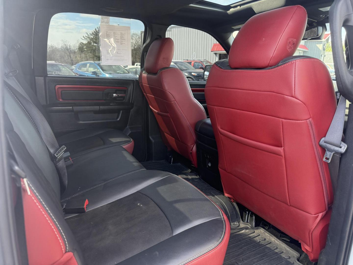 2016 White /Black RAM 1500 Rebel Crew Cab SWB 4WD (1C6RR7YT8GS) with an 5.7L V8 OHV 16V engine, Automatic transmission, located at 11115 Chardon Rd. , Chardon, OH, 44024, (440) 214-9705, 41.580246, -81.241943 - 2016 Ram 1500 Rebel Crew Cab 4WD – Aggressive Off-Road Beast with HEMI Muscle and Loaded Premium Upgrades! This 2016 Ram 1500 Rebel Crew Cab 4WD is the ultimate combination of factory off-road attitude and serious capability upgrades! Powered by the legendary 5.7L HEMI V8 engine paired with a smo - Photo#40