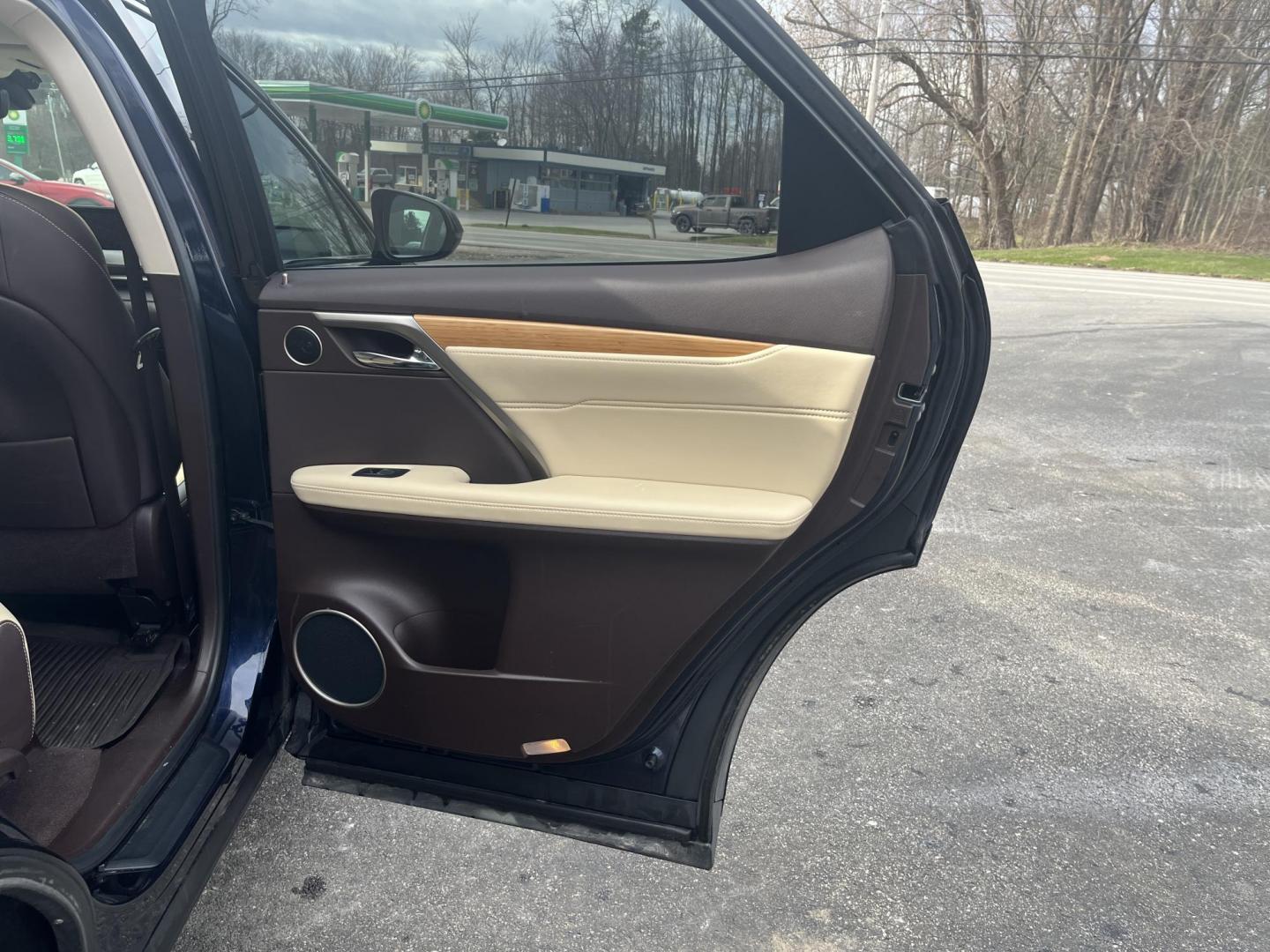 2019 Blue /Tan Lexus RX 350L Luxury AWD (JTJDZKCA1K2) with an 3.5L V6 DOHC 24V engine, Automatic transmission, located at 11115 Chardon Rd. , Chardon, OH, 44024, (440) 214-9705, 41.580246, -81.241943 - 2019 Lexus RX 350L AWD – Spacious 3-Row Luxury SUV with Premium Refinement, Safety, and All-Weather Confidence! This stunning 2019 Lexus RX 350L AWD is the ultimate upscale family hauler that combines legendary Lexus reliability, room for seven, and every premium feature you could want! Powered b - Photo#37