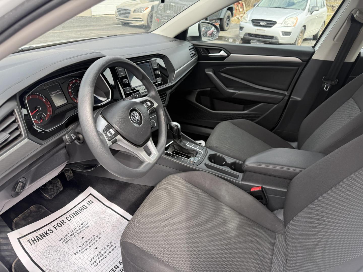 2019 White /Black Volkswagen Jetta 1.4T S 8A (3VWC57BU4KM) with an 1.4L I4 DOHC 20V Turbo engine, Automatic transmission, located at 547 E. Main St., Orwell, OH, 44076, (440) 437-5893, 41.535435, -80.847855 - 2019 Volkswagen Jetta S – Efficient Turbo Sedan with German Precision, Modern Tech, and Incredible Highway MPG! This sharp 2019 Volkswagen Jetta S brings that signature German engineering and attention to detail without the premium price tag! Powered by a responsive 1.4L I4 Turbocharged engine pa - Photo#6