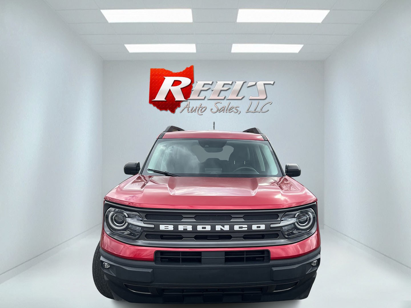 2021 Red /Black Ford Bronco Sport Big Bend (3FMCR9B61MR) with an 1.5L I3 DOHC 16V TURBO engine, Automatic transmission, located at 11115 Chardon Rd. , Chardon, OH, 44024, (440) 214-9705, 41.580246, -81.241943 - ** Price Does Not Include $398 Documentary Service Charge, $18 Title Charge Or, $23 Temp Tag Fee If Needed** - Photo#1