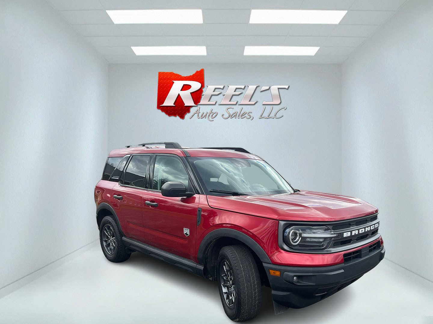 2021 Red /Black Ford Bronco Sport Big Bend (3FMCR9B61MR) with an 1.5L I3 DOHC 16V TURBO engine, Automatic transmission, located at 11115 Chardon Rd. , Chardon, OH, 44024, (440) 214-9705, 41.580246, -81.241943 - ** Price Does Not Include $398 Documentary Service Charge, $18 Title Charge Or, $23 Temp Tag Fee If Needed** - Photo#2