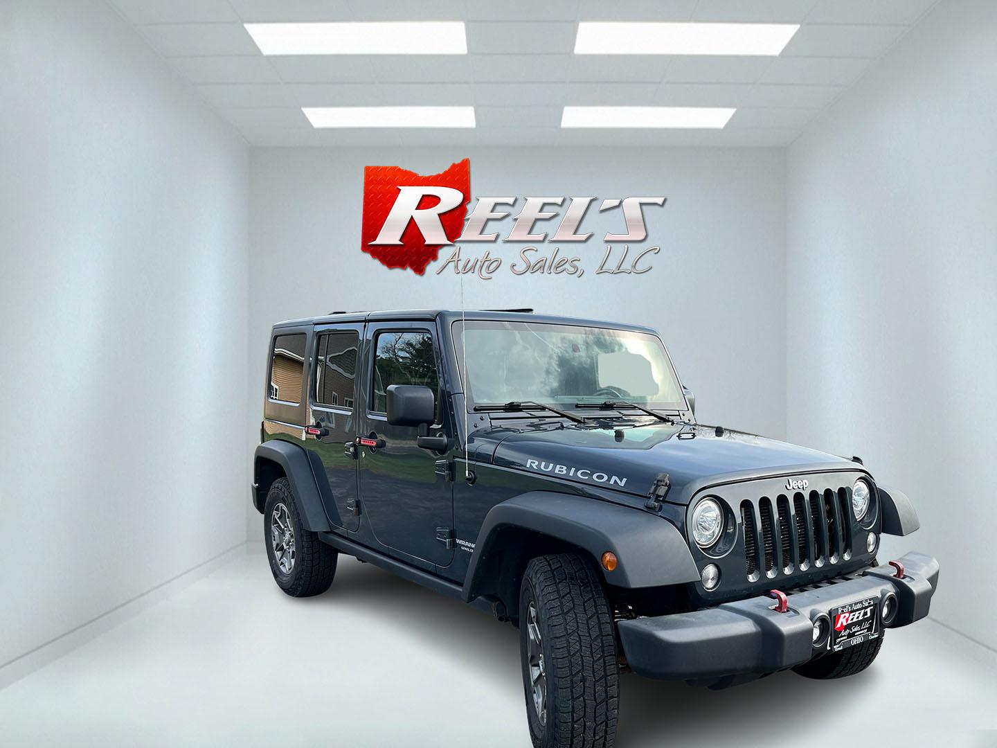 2017 Gray /Black Jeep Wrangler Unlimited Rubicon 4WD (1C4BJWFG8HL) with an 3.6L V6 DOHC 24V engine, Automatic transmission, located at 11115 Chardon Rd. , Chardon, OH, 44024, (440) 214-9705, 41.580246, -81.241943 - 2017 Jeep Wrangler Unlimited Rubicon – Trail-Conquering Beast with Full Rubicon Upgrades and Premium Features! This 2017 Jeep Wrangler Unlimited Rubicon is the ultimate off-road icon — highly capable, fun to drive, and loaded with factory Rubicon equipment! Powered by the reliable 3.6L Pentasta - Photo#2