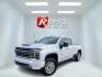 2021 White /Black Chevrolet Silverado 2500HD High Country Crew Cab Short Box 4WD (1GC4YREY0MF) with an 6.6L V8 OHV 16V DIESEL engine, Automatic transmission, located at 547 E. Main St., Orwell, OH, 44076, (440) 437-5893, 41.535435, -80.847855 - 2021 Chevrolet Silverado 2500 High Country Crew Cab 4WD – Loaded Luxury Duramax Beast with Massive Towing Power! This 2021 Chevrolet Silverado 2500 High Country Crew Cab 4WD is the ultimate top-of-the-line heavy-duty truck – premium luxury meets serious capability! Powered by the legendary 6.6L - Photo#0