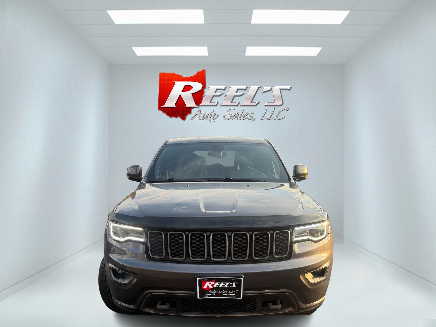2017 Gray /Black Jeep Grand Cherokee Limited 4WD (1C4RJFBG0HC) with an 3.6L V6 DOHC 24V engine, Automatic transmission, located at 547 E. Main St., Orwell, OH, 44076, (440) 437-5893, 41.535435, -80.847855 - 2017 Jeep Grand Cherokee Limited 4WD 75th Anniversary Edition – Premium, Loaded, and Ready for Any Adventure! This special 2017 Jeep Grand Cherokee Limited 4WD 75th Anniversary Edition is a standout example of Jeep luxury and capability! Powered by the smooth 3.6L Pentastar V6 engine paired with - Photo#1