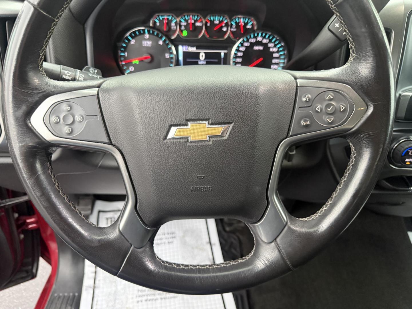 2018 Red /Black Chevrolet Silverado 1500 LT Double Cab 4WD (1GCVKREC9JZ) with an 5.3L V8 OHV 16V engine, Automatic transmission, located at 547 E. Main St., Orwell, OH, 44076, (440) 437-5893, 41.535435, -80.847855 - 2018 Chevrolet Silverado 1500 LT Double Cab 4WD – Strong V8 Power, Leather Comfort, and Serious Towing Capability! This 2018 Chevrolet Silverado 1500 LT Double Cab 4WD is a well-equipped midsize truck that’s ready for work, towing, or weekend adventures! Powered by the reliable 5.3L EcoTec3 V8 - Photo#23