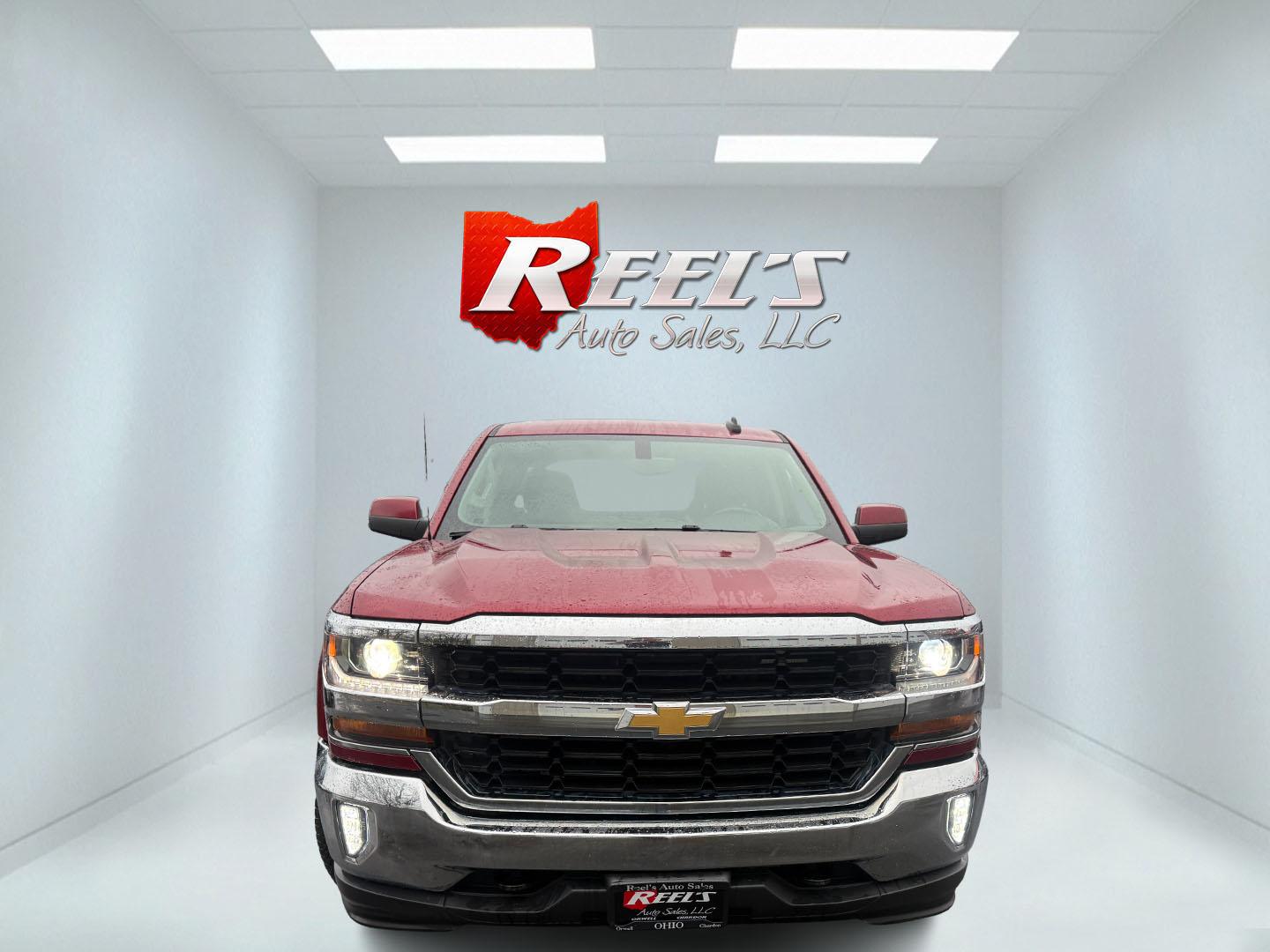 2018 Red /Black Chevrolet Silverado 1500 LT Double Cab 4WD (1GCVKREC9JZ) with an 5.3L V8 OHV 16V engine, Automatic transmission, located at 547 E. Main St., Orwell, OH, 44076, (440) 437-5893, 41.535435, -80.847855 - 2018 Chevrolet Silverado 1500 LT Double Cab 4WD – Strong V8 Power, Leather Comfort, and Serious Towing Capability! This 2018 Chevrolet Silverado 1500 LT Double Cab 4WD is a well-equipped midsize truck that’s ready for work, towing, or weekend adventures! Powered by the reliable 5.3L EcoTec3 V8 - Photo#1