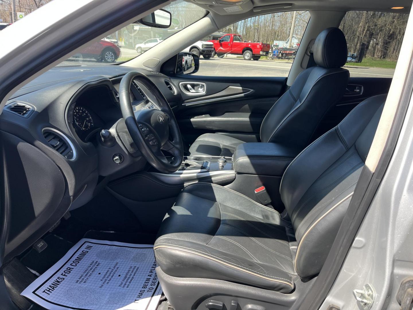 2019 Silver /Black Infiniti QX60 LUXE AWD (5N1DL0MM9KC) with an 3.5L V6 DOHC 24V engine, Automatic transmission, located at 547 E. Main St., Orwell, OH, 44076, (440) 437-5893, 41.535435, -80.847855 - 2019 Infiniti QX60 Luxe AWD – Premium 3-Row Luxury SUV with BOSE Sound, 360 Camera, and All-Weather Capability! This beautiful 2019 Infiniti QX60 Luxe AWD is the perfect upscale family hauler that offers refinement, space for seven, and confident all-weather performance. Powered by a smooth 3.5L - Photo#19