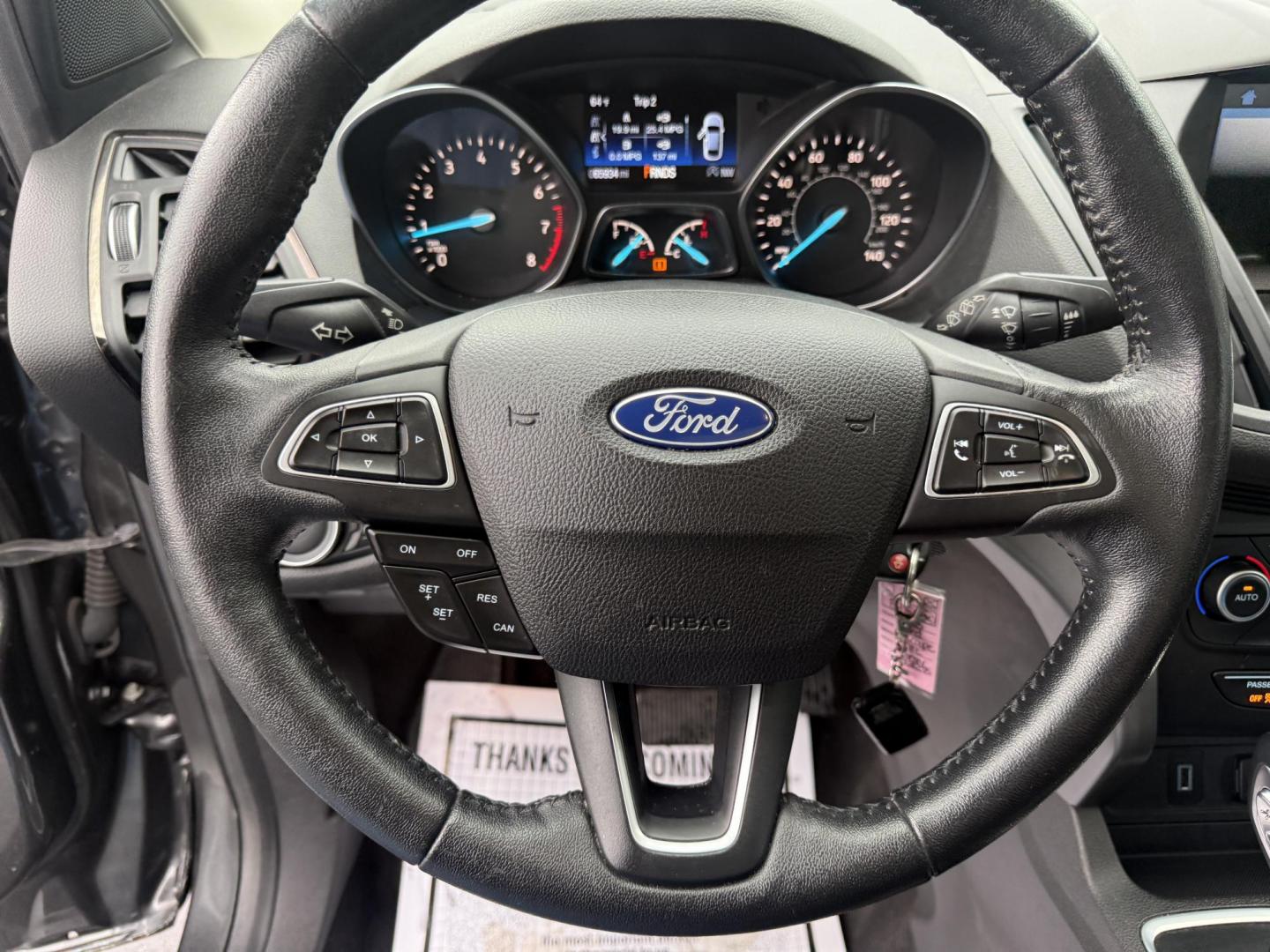 2018 Gray /Black Ford Escape SEL 4WD (1FMCU9HD0JU) with an 1.5L I4 DOHC 16V engine, Automatic transmission, located at 11115 Chardon Rd. , Chardon, OH, 44024, (440) 214-9705, 41.580246, -81.241943 - 2018 Ford Escape SEL 4WD – Turbo Efficiency, Premium Comfort, and All-Weather Confidence! This sharp 2018 Ford Escape SEL 4WD is a great-looking compact crossover that delivers style, comfort, and real capability! Powered by a responsive 1.5L I4 Turbocharged EcoBoost engine paired with a smooth 6 - Photo#12