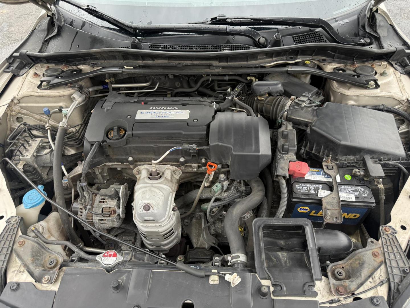 2013 Tan /Tan Honda Accord EX-L Sedan CVT (1HGCR2F81DA) with an 2.4L I4 DOHC 16V engine, Automatic transmission, located at 547 E. Main St., Orwell, OH, 44076, (440) 437-5893, 41.535435, -80.847855 - 2013 Honda Accord EX-L – Loaded Luxury Sedan with Advanced Safety and Outstanding Efficiency! This 2013 Honda Accord EX-L feels— premium, safe, and incredibly efficient! Powered by Honda’s smooth 2.4L I4 Earth Dreams engine, it delivers responsive performance while achieving an impressive 35 - Photo#6