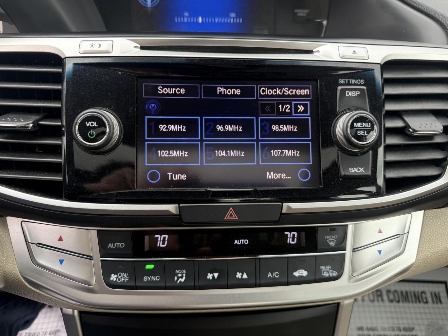 2013 Tan /Tan Honda Accord EX-L Sedan CVT (1HGCR2F81DA) with an 2.4L I4 DOHC 16V engine, Automatic transmission, located at 547 E. Main St., Orwell, OH, 44076, (440) 437-5893, 41.535435, -80.847855 - 2013 Honda Accord EX-L – Loaded Luxury Sedan with Advanced Safety and Outstanding Efficiency! This 2013 Honda Accord EX-L feels— premium, safe, and incredibly efficient! Powered by Honda’s smooth 2.4L I4 Earth Dreams engine, it delivers responsive performance while achieving an impressive 35 - Photo#19