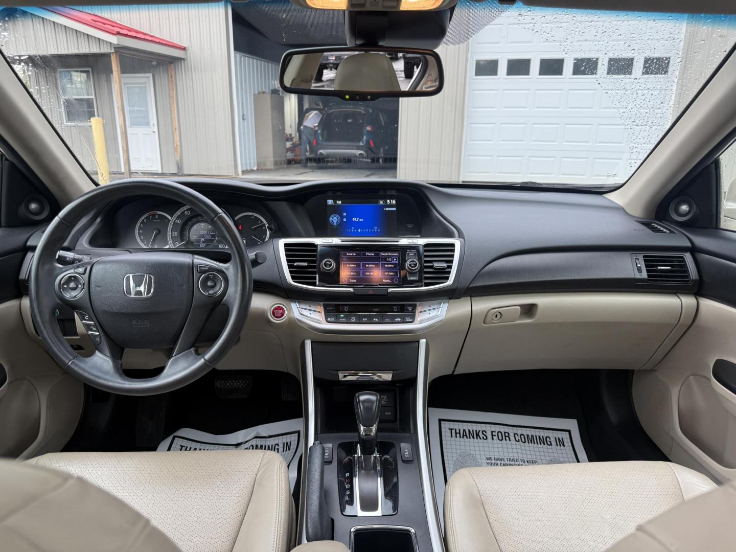 2013 Tan /Tan Honda Accord EX-L Sedan CVT (1HGCR2F81DA) with an 2.4L I4 DOHC 16V engine, Automatic transmission, located at 547 E. Main St., Orwell, OH, 44076, (440) 437-5893, 41.535435, -80.847855 - 2013 Honda Accord EX-L – Loaded Luxury Sedan with Advanced Safety and Outstanding Efficiency! This 2013 Honda Accord EX-L feels— premium, safe, and incredibly efficient! Powered by Honda’s smooth 2.4L I4 Earth Dreams engine, it delivers responsive performance while achieving an impressive 35 - Photo#26