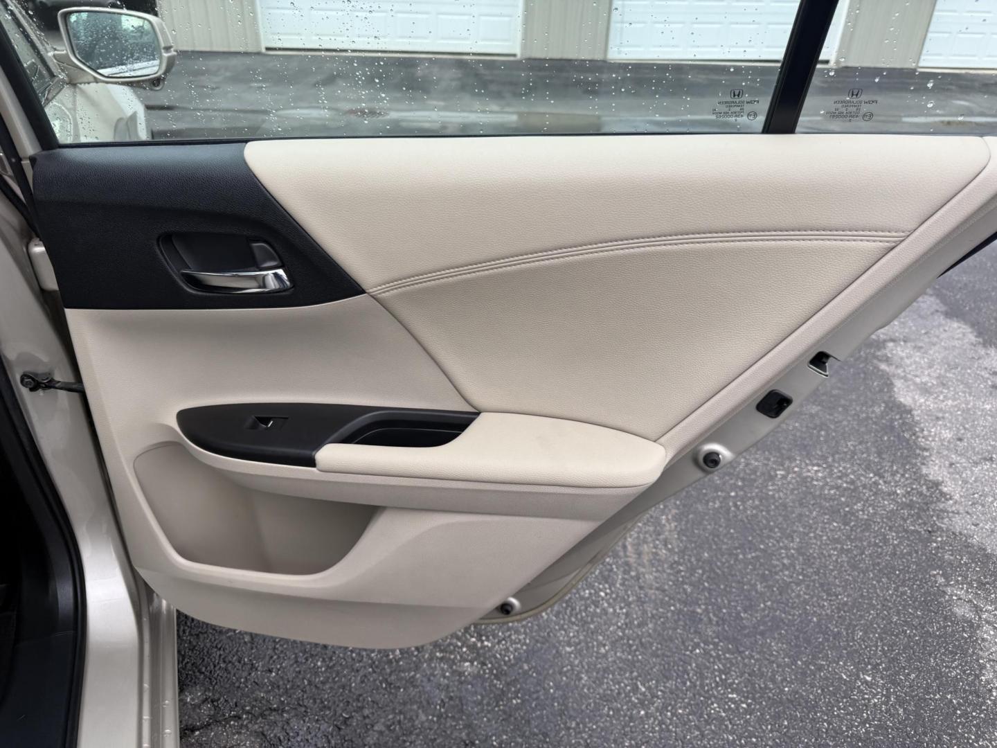 2013 Tan /Tan Honda Accord EX-L Sedan CVT (1HGCR2F81DA) with an 2.4L I4 DOHC 16V engine, Automatic transmission, located at 547 E. Main St., Orwell, OH, 44076, (440) 437-5893, 41.535435, -80.847855 - 2013 Honda Accord EX-L – Loaded Luxury Sedan with Advanced Safety and Outstanding Efficiency! This 2013 Honda Accord EX-L feels— premium, safe, and incredibly efficient! Powered by Honda’s smooth 2.4L I4 Earth Dreams engine, it delivers responsive performance while achieving an impressive 35 - Photo#41