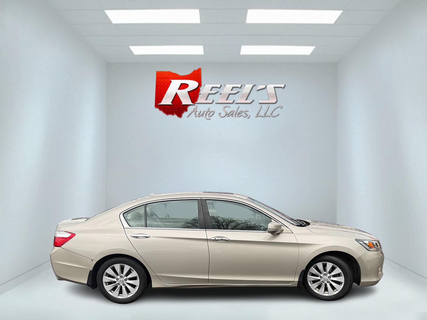 2013 Tan /Tan Honda Accord EX-L Sedan CVT (1HGCR2F81DA) with an 2.4L I4 DOHC 16V engine, Automatic transmission, located at 547 E. Main St., Orwell, OH, 44076, (440) 437-5893, 41.535435, -80.847855 - 2013 Honda Accord EX-L – Loaded Luxury Sedan with Advanced Safety and Outstanding Efficiency! This 2013 Honda Accord EX-L feels— premium, safe, and incredibly efficient! Powered by Honda’s smooth 2.4L I4 Earth Dreams engine, it delivers responsive performance while achieving an impressive 35 - Photo#29