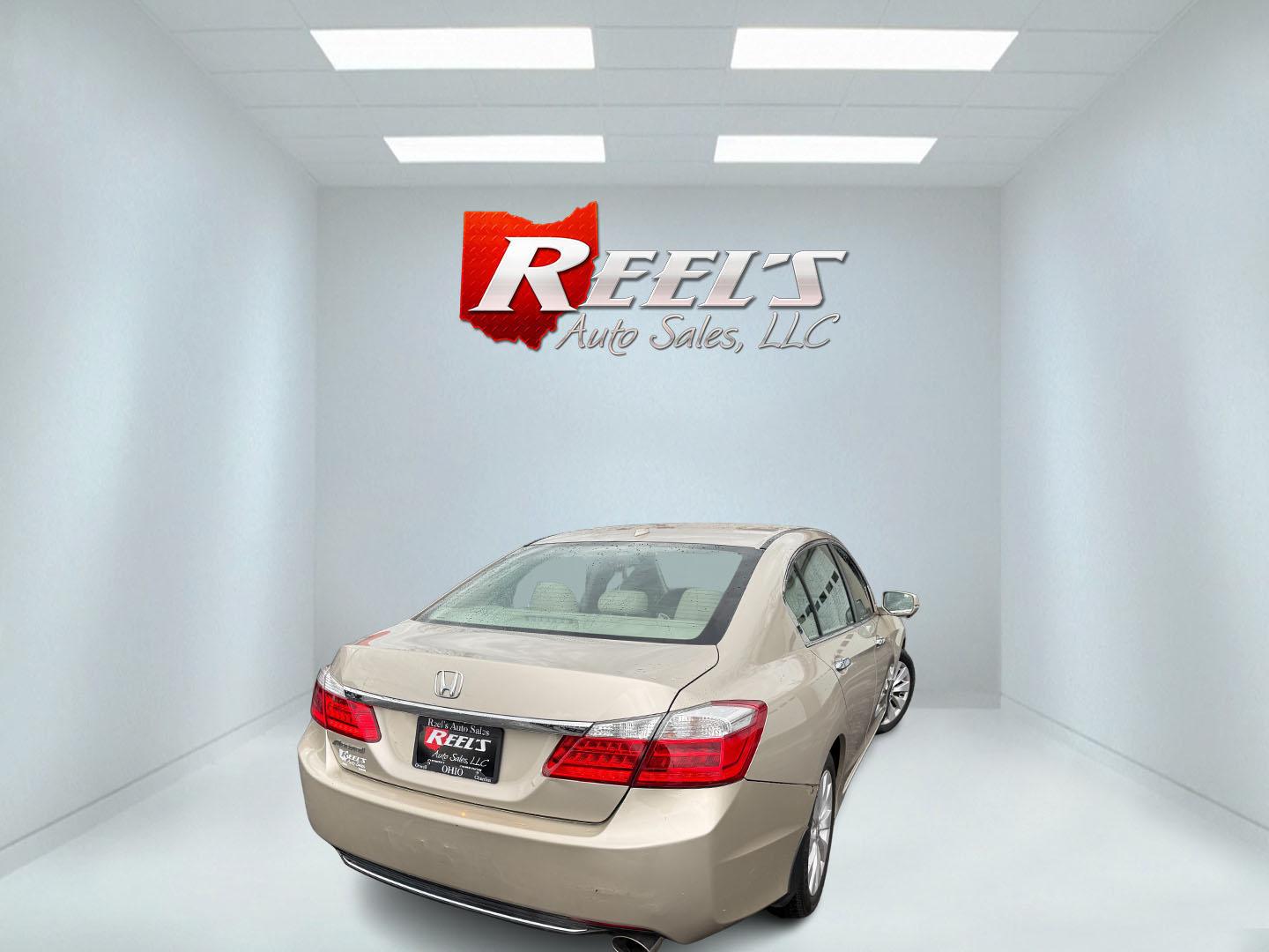 2013 Tan /Tan Honda Accord EX-L Sedan CVT (1HGCR2F81DA) with an 2.4L I4 DOHC 16V engine, Automatic transmission, located at 547 E. Main St., Orwell, OH, 44076, (440) 437-5893, 41.535435, -80.847855 - 2013 Honda Accord EX-L – Loaded Luxury Sedan with Advanced Safety and Outstanding Efficiency! This 2013 Honda Accord EX-L feels— premium, safe, and incredibly efficient! Powered by Honda’s smooth 2.4L I4 Earth Dreams engine, it delivers responsive performance while achieving an impressive 35 - Photo#31
