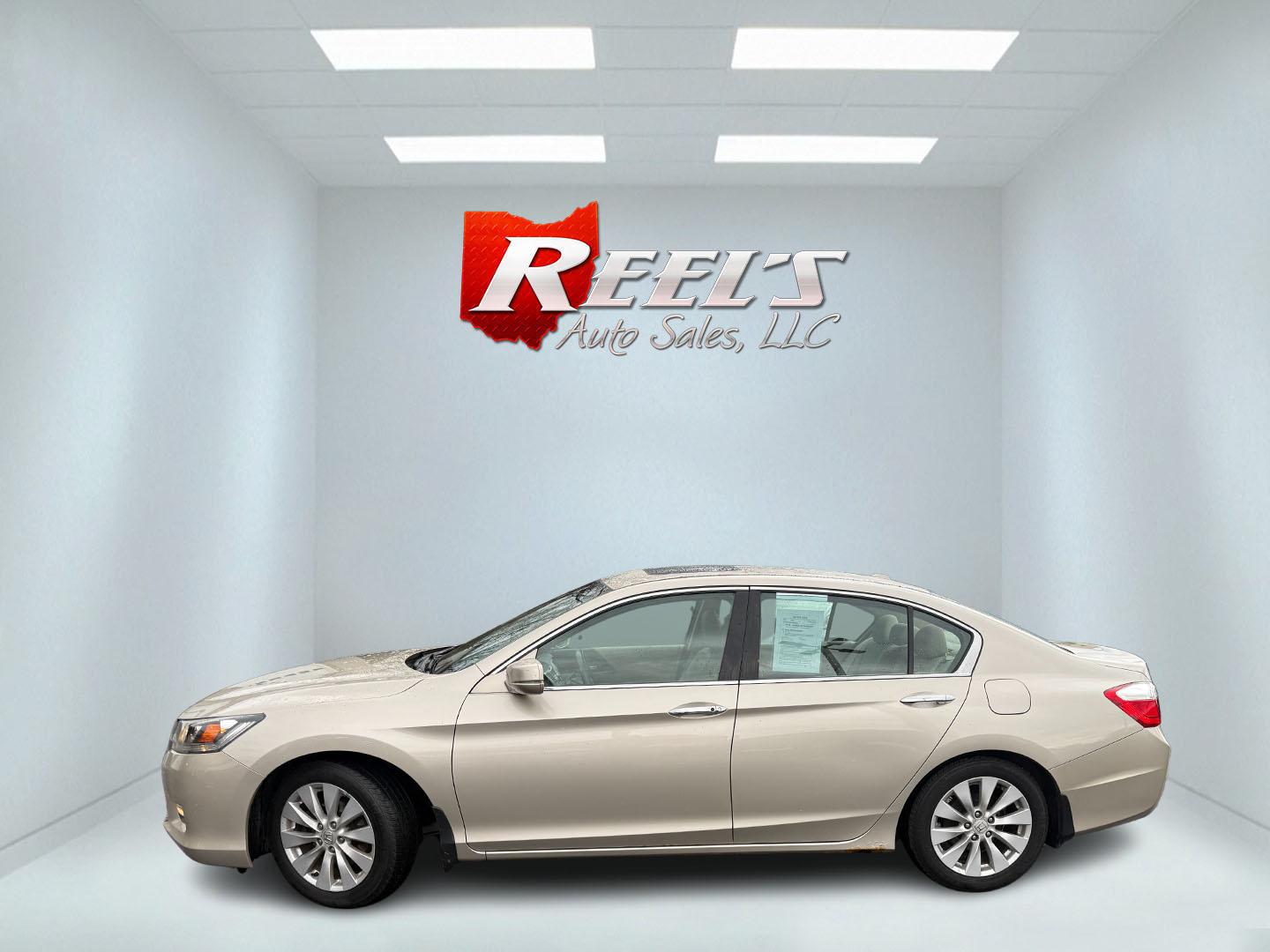 2013 Tan /Tan Honda Accord EX-L Sedan CVT (1HGCR2F81DA) with an 2.4L I4 DOHC 16V engine, Automatic transmission, located at 547 E. Main St., Orwell, OH, 44076, (440) 437-5893, 41.535435, -80.847855 - 2013 Honda Accord EX-L – Loaded Luxury Sedan with Advanced Safety and Outstanding Efficiency! This 2013 Honda Accord EX-L feels— premium, safe, and incredibly efficient! Powered by Honda’s smooth 2.4L I4 Earth Dreams engine, it delivers responsive performance while achieving an impressive 35 - Photo#36
