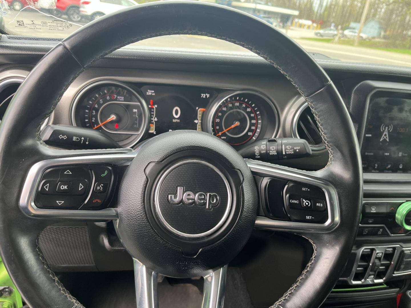 2018 Jeep Wrangler JK Unlimited Sahara (1C4HJXEG7JW) with an 3.6L V6 DOHC 24V FFV engine, 6A transmission, located at 547 E. Main St., Orwell, OH, 44076, (440) 437-5893, 41.535435, -80.847855 - Photo#20