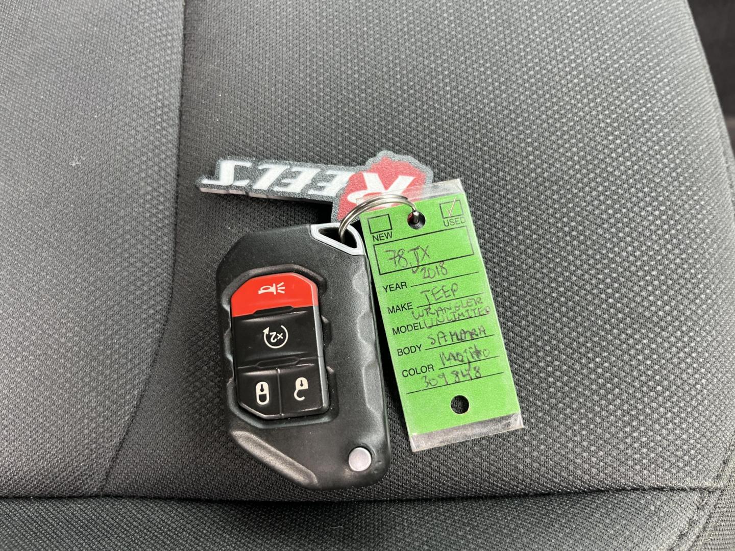 2018 Jeep Wrangler JK Unlimited Sahara (1C4HJXEG7JW) with an 3.6L V6 DOHC 24V FFV engine, 6A transmission, located at 547 E. Main St., Orwell, OH, 44076, (440) 437-5893, 41.535435, -80.847855 - Photo#37