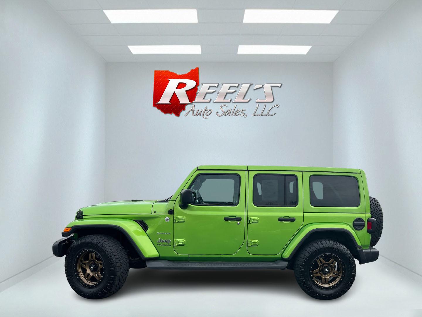 2018 Jeep Wrangler JK Unlimited Sahara (1C4HJXEG7JW) with an 3.6L V6 DOHC 24V FFV engine, 6A transmission, located at 547 E. Main St., Orwell, OH, 44076, (440) 437-5893, 41.535435, -80.847855 - Photo#11