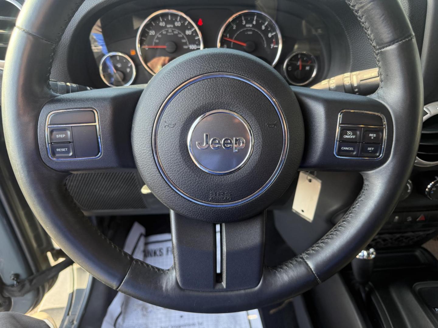 2014 Gray /Black Jeep Wrangler Sahara 4WD (1C4AJWBG6EL) with an 3.6L V6 DOHC 24V FFV engine, located at 547 E. Main St., Orwell, OH, 44076, (440) 437-5893, 41.535435, -80.847855 - Photo#12