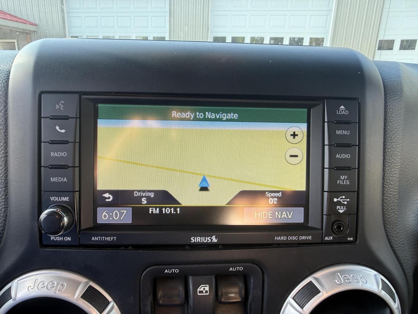 2014 Gray /Black Jeep Wrangler Sahara 4WD (1C4AJWBG6EL) with an 3.6L V6 DOHC 24V FFV engine, located at 547 E. Main St., Orwell, OH, 44076, (440) 437-5893, 41.535435, -80.847855 - Photo#14