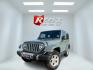 2014 Gray /Black Jeep Wrangler Sahara 4WD (1C4AJWBG6EL) with an 3.6L V6 DOHC 24V FFV engine, located at 547 E. Main St., Orwell, OH, 44076, (440) 437-5893, 41.535435, -80.847855 - Photo#0
