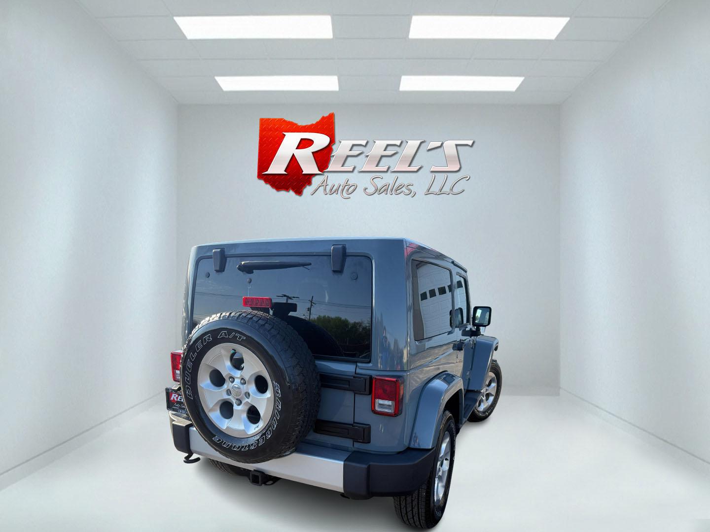 2014 Gray /Black Jeep Wrangler Sahara 4WD (1C4AJWBG6EL) with an 3.6L V6 DOHC 24V FFV engine, located at 547 E. Main St., Orwell, OH, 44076, (440) 437-5893, 41.535435, -80.847855 - Photo#25