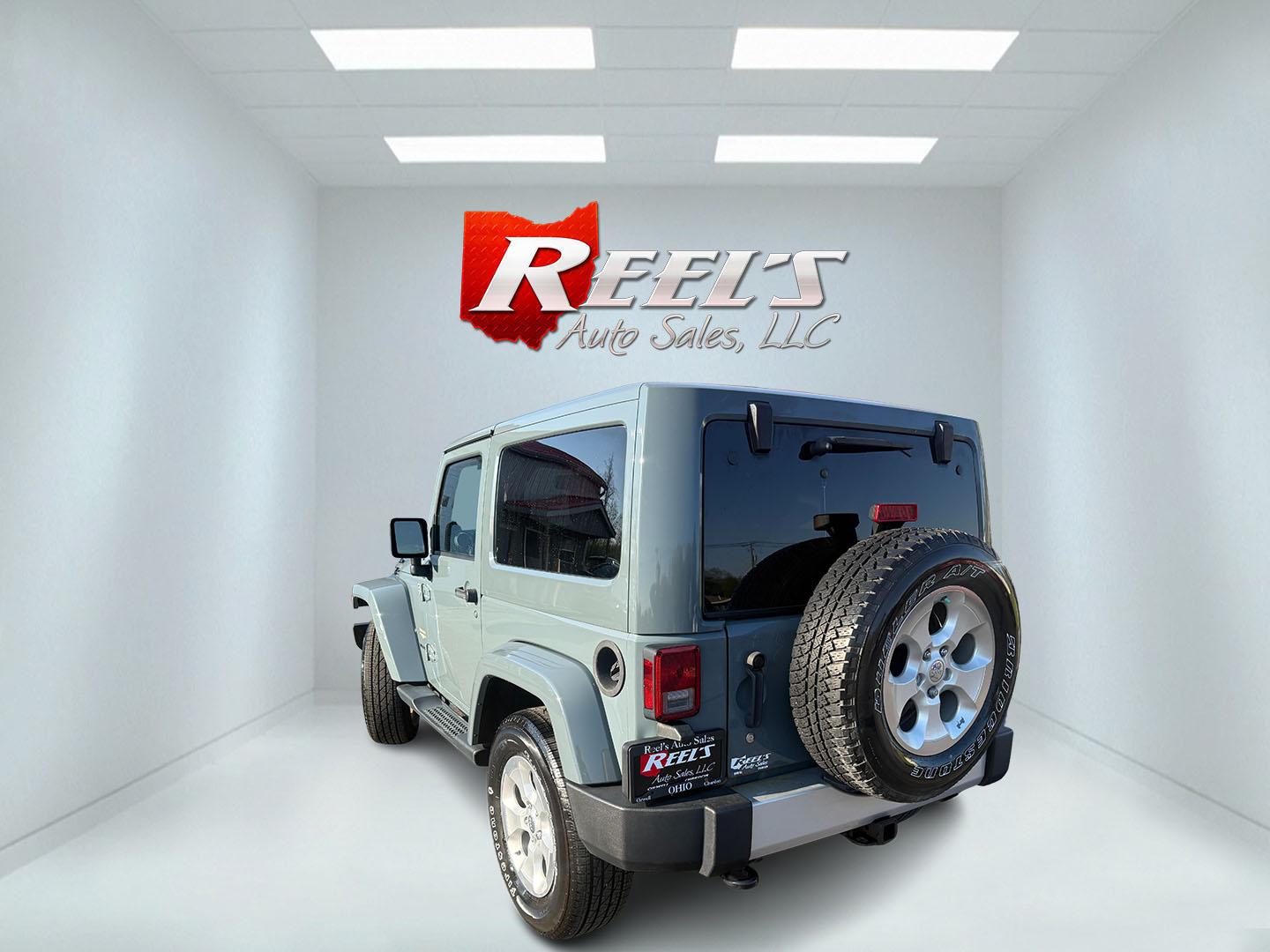 2014 Gray /Black Jeep Wrangler Sahara 4WD (1C4AJWBG6EL) with an 3.6L V6 DOHC 24V FFV engine, located at 547 E. Main St., Orwell, OH, 44076, (440) 437-5893, 41.535435, -80.847855 - Photo#27