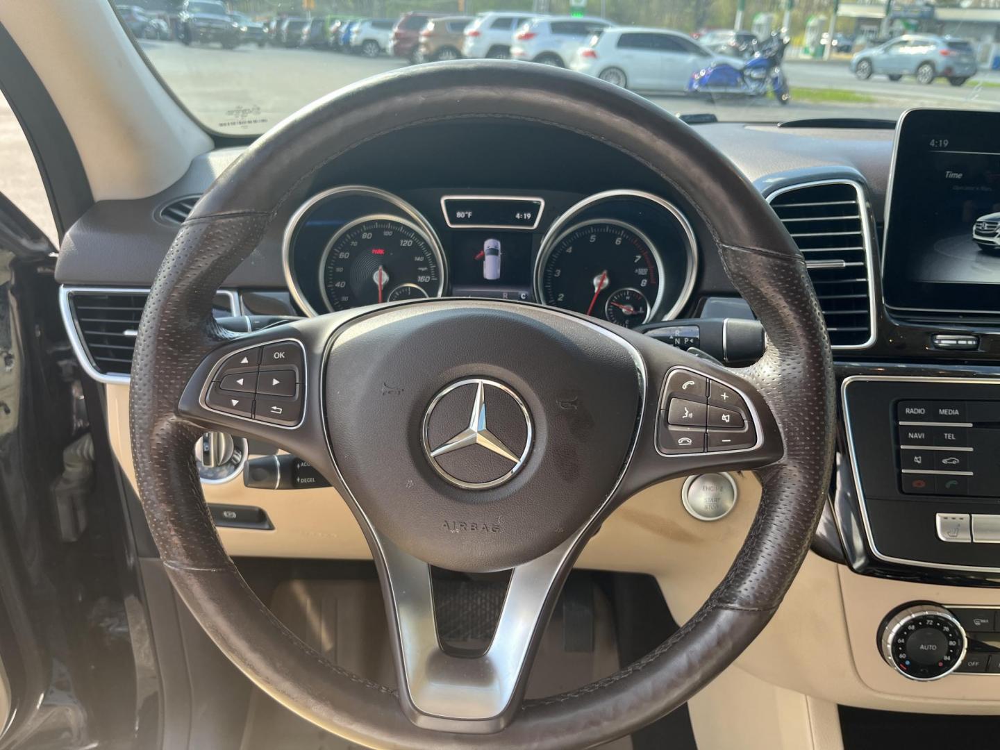 2018 Blue /Tan Mercedes-Benz GLE-Class GLE350 4MATIC (4JGDA5HB0JB) with an 3.5L V6 DOHC 24V engine, Automatic transmission, located at 11115 Chardon Rd. , Chardon, OH, 44024, (440) 214-9705, 41.580246, -81.241943 - 2018 Mercedes-Benz GLE 350 4MOTION – Luxury 4MATIC SUV with Premium Upgrades and Strong Towing Capability! This elegant 2018 Mercedes-Benz GLE 350 4MATIC is a refined and capable luxury SUV that offers comfort, technology, and real-world utility. Powered by a smooth 3.5L V6 engine paired with a 7- Photo#21