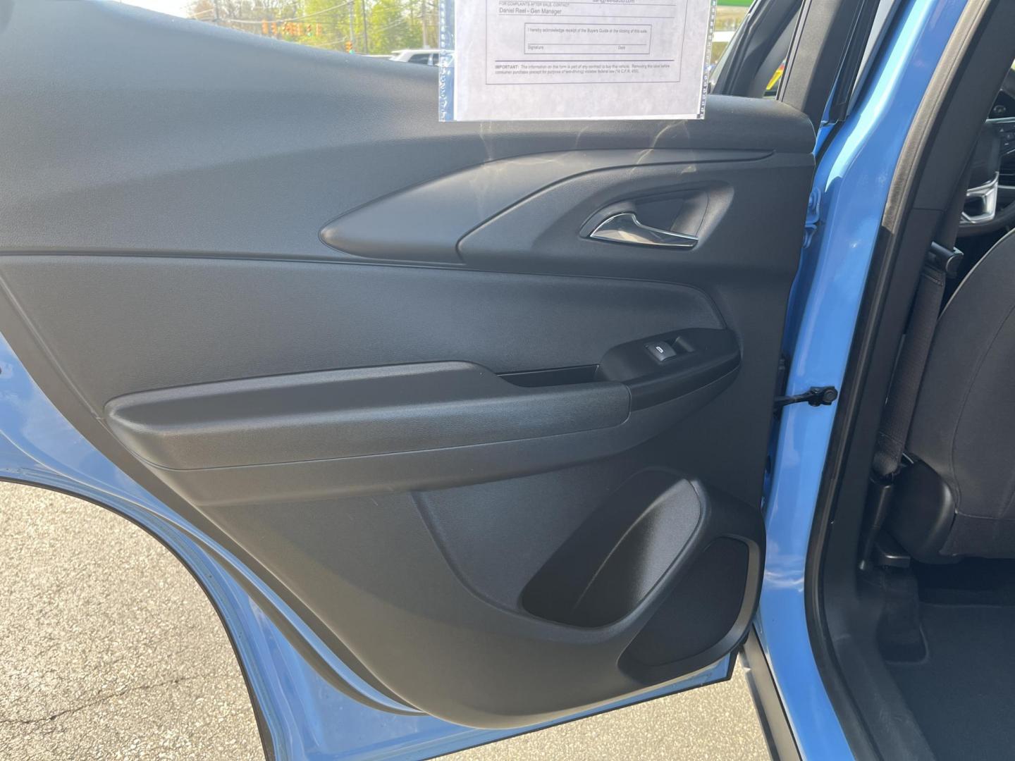 2024 Blue /Black Chevrolet Trailblazer LT AWD (KL79MRSL3RB) with an 1.3L I3 DOHC 12V Turbo engine, Automatic transmission, located at 11115 Chardon Rd. , Chardon, OH, 44024, (440) 214-9705, 41.580246, -81.241943 - 2024 Chevrolet Trailblazer LT AWD – Modern Compact SUV with Turbo Power and Loaded Features! This nearly new 2024 Chevrolet Trailblazer LT AWD is a stylish, efficient, and well-equipped crossover that’s perfect for daily driving and weekend adventures! Powered by a responsive 1.3L I3 Turbocharg- Photo#28