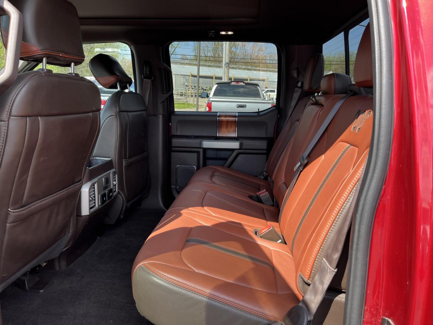 2018 Red /Brown Ford F-150 King Ranch SuperCrew 6.5-ft. Bed 4WD (1FTFW1EGXJF) with an 3.5 V6 TWIN TURBO engine, Automatic transmission, located at 547 E. Main St., Orwell, OH, 44076, (440) 437-5893, 41.535435, -80.847855 - 2018 Ford F-150 King Ranch Crew Cab 6.5' Bed 4WD – Top-Tier Luxury Truck with Massive Towing Power! This loaded 2018 Ford F-150 King Ranch Crew Cab is a true standout — western luxury meets serious capability in one premium package! Powered by the potent 3.5L Twin-Turbo EcoBoost V6 engine paire - Photo#32