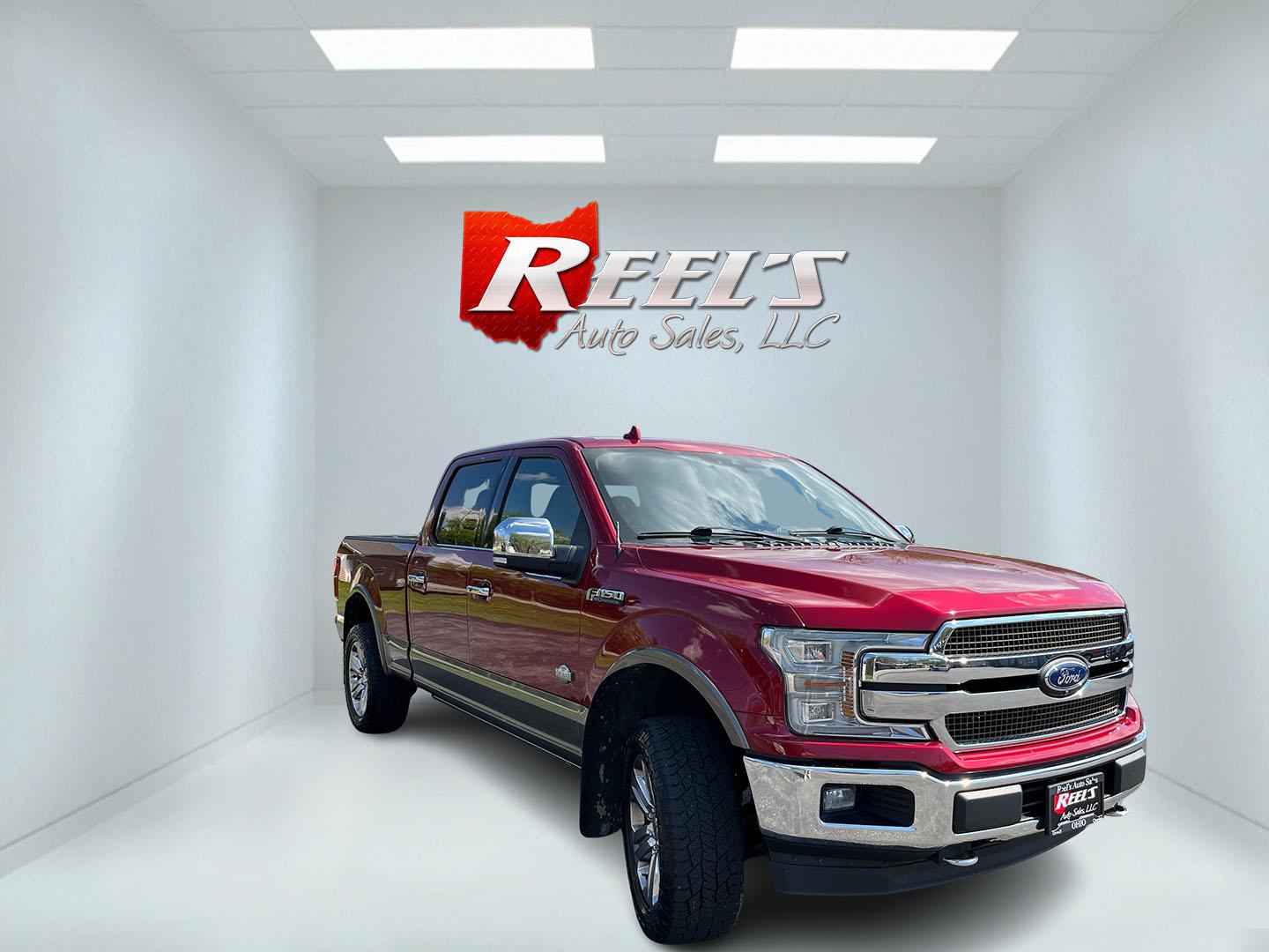 2018 Red /Brown Ford F-150 King Ranch SuperCrew 6.5-ft. Bed 4WD (1FTFW1EGXJF) with an 3.5 V6 TWIN TURBO engine, Automatic transmission, located at 547 E. Main St., Orwell, OH, 44076, (440) 437-5893, 41.535435, -80.847855 - 2018 Ford F-150 King Ranch Crew Cab 6.5' Bed 4WD – Top-Tier Luxury Truck with Massive Towing Power! This loaded 2018 Ford F-150 King Ranch Crew Cab is a true standout — western luxury meets serious capability in one premium package! Powered by the potent 3.5L Twin-Turbo EcoBoost V6 engine paire - Photo#2