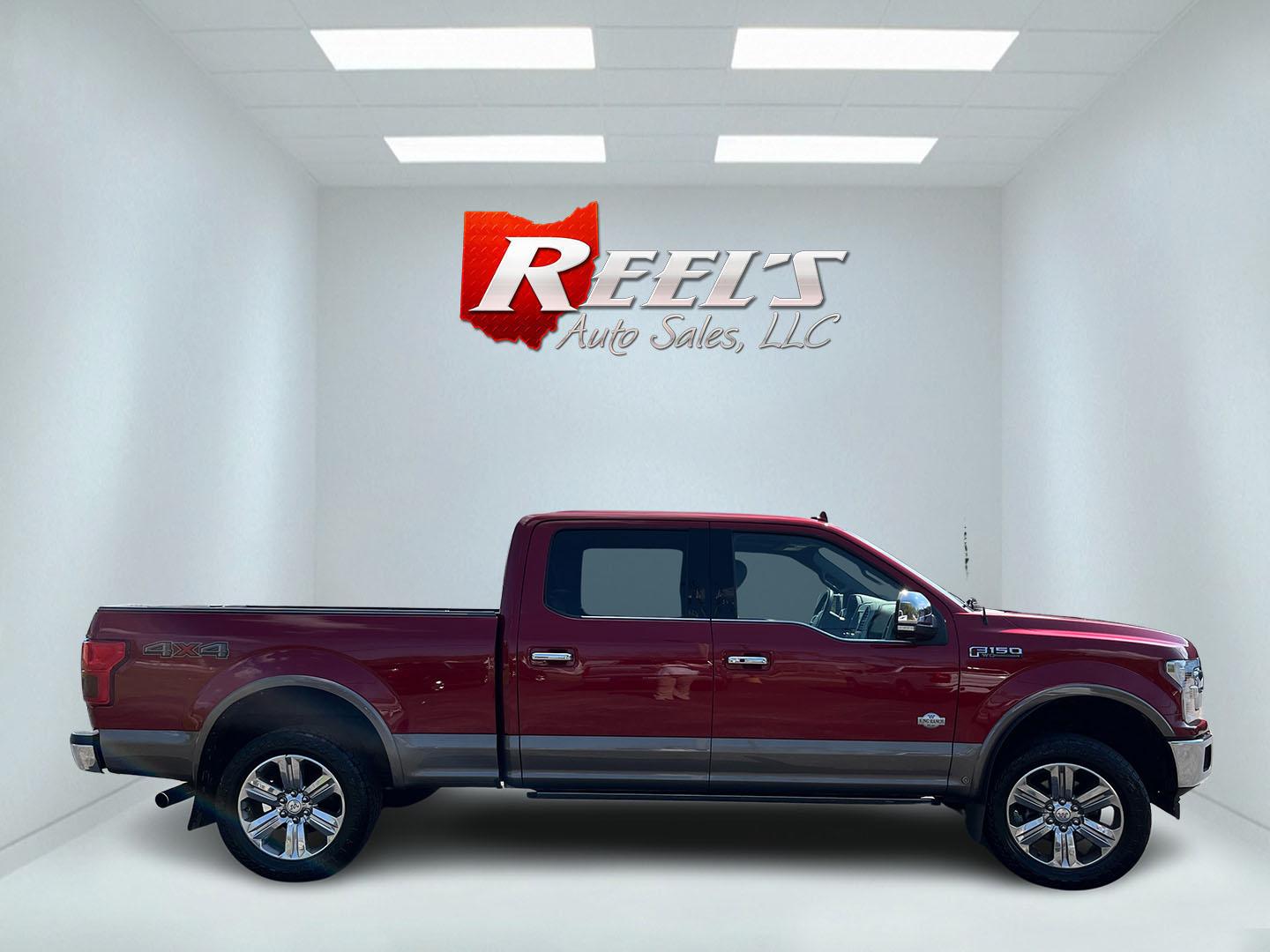 2018 Red /Brown Ford F-150 King Ranch SuperCrew 6.5-ft. Bed 4WD (1FTFW1EGXJF) with an 3.5 V6 TWIN TURBO engine, Automatic transmission, located at 547 E. Main St., Orwell, OH, 44076, (440) 437-5893, 41.535435, -80.847855 - 2018 Ford F-150 King Ranch Crew Cab 6.5' Bed 4WD – Top-Tier Luxury Truck with Massive Towing Power! This loaded 2018 Ford F-150 King Ranch Crew Cab is a true standout — western luxury meets serious capability in one premium package! Powered by the potent 3.5L Twin-Turbo EcoBoost V6 engine paire - Photo#5