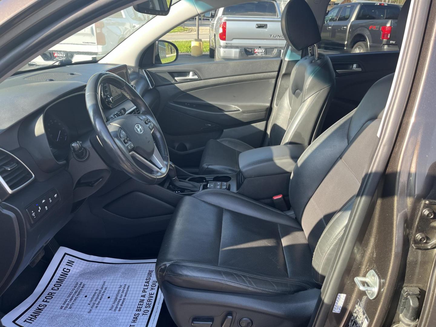 2020 Brown /Black Hyundai Tucson Ultimate AWD (KM8J3CAL2LU) with an 2.4L I4 DOHC 16V engine, Automatic transmission, located at 547 E. Main St., Orwell, OH, 44076, (440) 437-5893, 41.535435, -80.847855 - 2020 Hyundai Tucson Ultimate AWD – Top-Tier Luxury Compact SUV with Premium Features! This loaded 2020 Hyundai Tucson Ultimate AWD is the fully-optioned top trim that offers near-luxury comfort, advanced safety, and confident all-weather performance! Powered by a smooth 2.4L I4 GDI engine paired - Photo#17