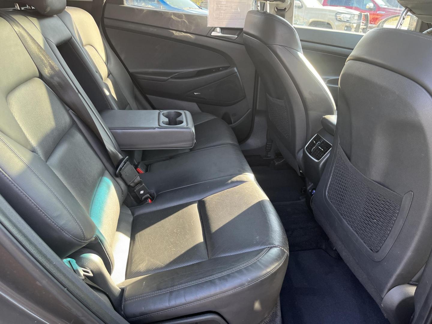 2020 Brown /Black Hyundai Tucson Ultimate AWD (KM8J3CAL2LU) with an 2.4L I4 DOHC 16V engine, Automatic transmission, located at 547 E. Main St., Orwell, OH, 44076, (440) 437-5893, 41.535435, -80.847855 - 2020 Hyundai Tucson Ultimate AWD – Top-Tier Luxury Compact SUV with Premium Features! This loaded 2020 Hyundai Tucson Ultimate AWD is the fully-optioned top trim that offers near-luxury comfort, advanced safety, and confident all-weather performance! Powered by a smooth 2.4L I4 GDI engine paired - Photo#31