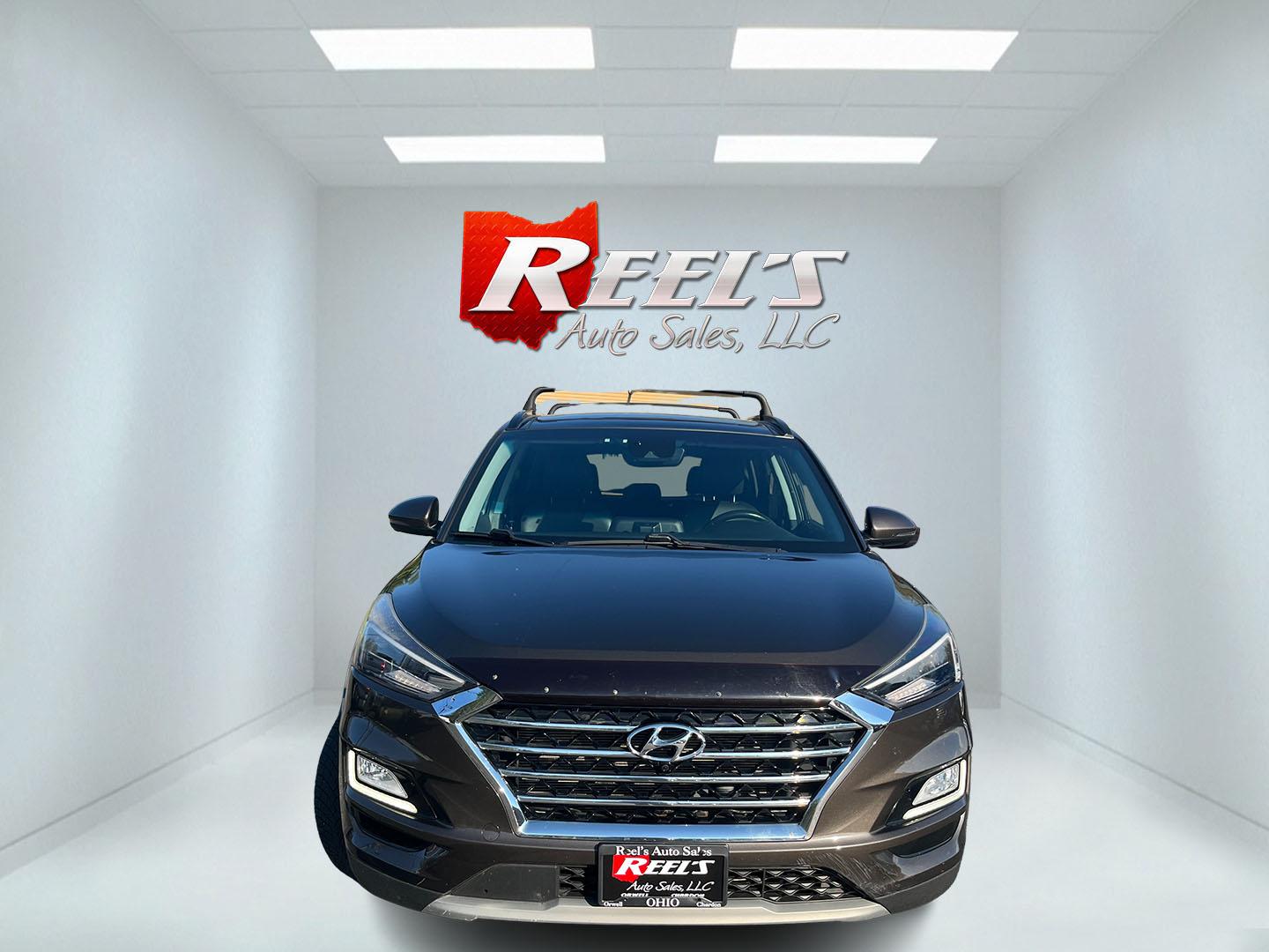 2020 Brown /Black Hyundai Tucson Ultimate AWD (KM8J3CAL2LU) with an 2.4L I4 DOHC 16V engine, Automatic transmission, located at 547 E. Main St., Orwell, OH, 44076, (440) 437-5893, 41.535435, -80.847855 - 2020 Hyundai Tucson Ultimate AWD – Top-Tier Luxury Compact SUV with Premium Features! This loaded 2020 Hyundai Tucson Ultimate AWD is the fully-optioned top trim that offers near-luxury comfort, advanced safety, and confident all-weather performance! Powered by a smooth 2.4L I4 GDI engine paired - Photo#1