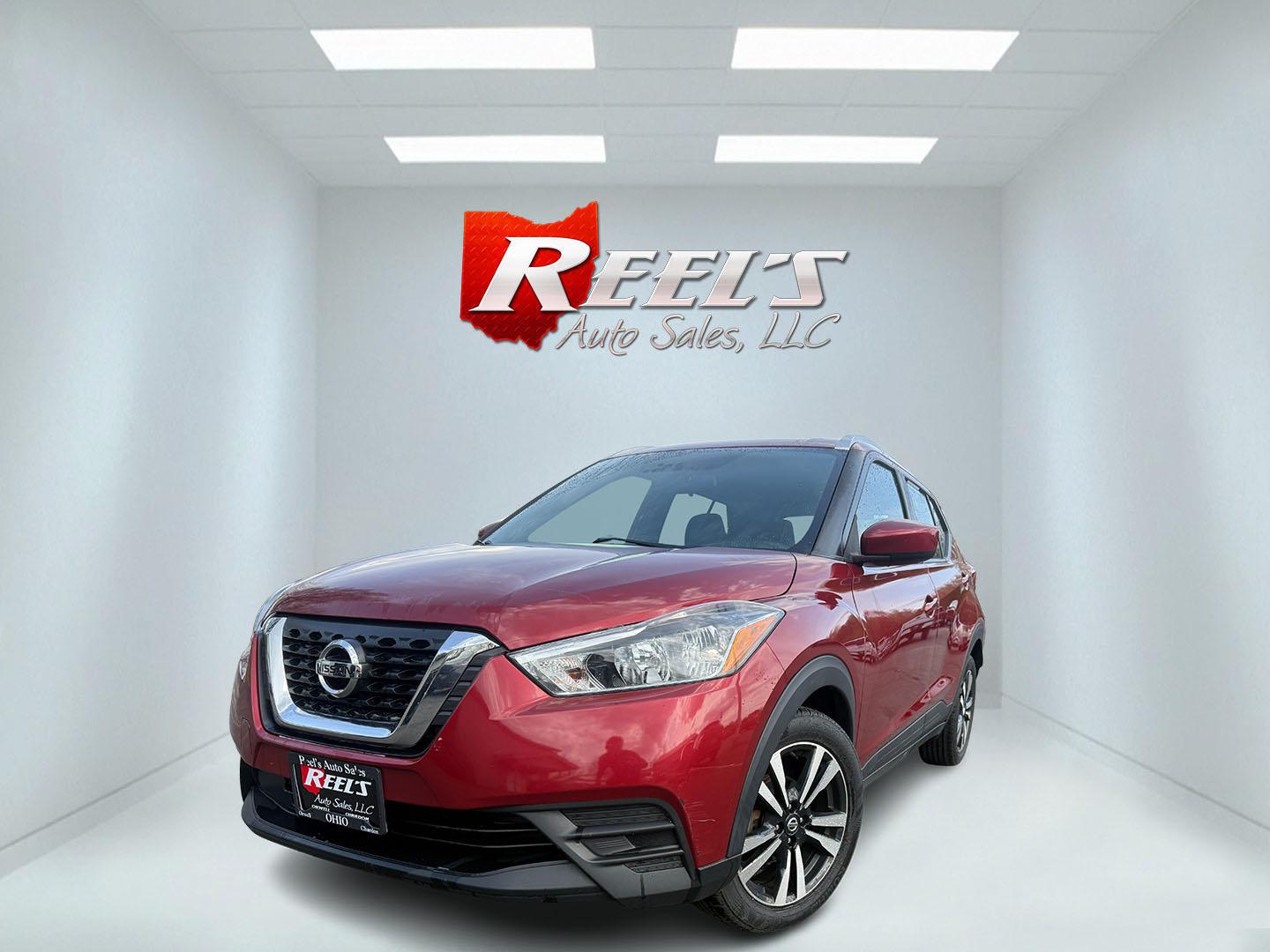 2019 Red /Black Nissan Kicks SV (3N1CP5CU6KL) with an 1.6L I4 engine, Automatic transmission, located at 11115 Chardon Rd. , Chardon, OH, 44024, (440) 214-9705, 41.580246, -81.241943 - 2019 Nissan Kicks SV – Efficient, Stylish, and Packed with Safety Features! This vibrant 2019 Nissan Kicks SV is a fun, fuel-efficient compact crossover that’s perfect for daily driving and easy on the wallet! Powered by a peppy 1.6L I4 engine, it delivers responsive performance while achieving - Photo#0