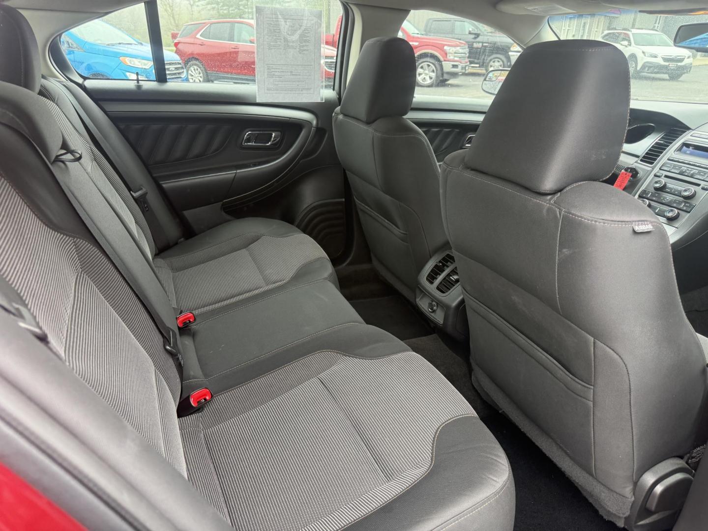 2012 Red /Black Ford Taurus SEL FWD (1FAHP2EWXCG) with an 3.5L V6 DOHC 24V engine, 6-Speed Automatic transmission, located at 11115 Chardon Rd. , Chardon, OH, 44024, (440) 214-9705, 41.580246, -81.241943 - 2012 Ford Taurus SEL FWD – Smooth, Spacious, and Efficient Full-Size Sedan! This 2012 Ford Taurus SEL FWD is a comfortable, well-equipped full-size sedan that offers roomy seating, smooth performance, and solid efficiency. Powered by a strong 3.5L V6 engine paired with a smooth 6-speed automatic - Photo#28