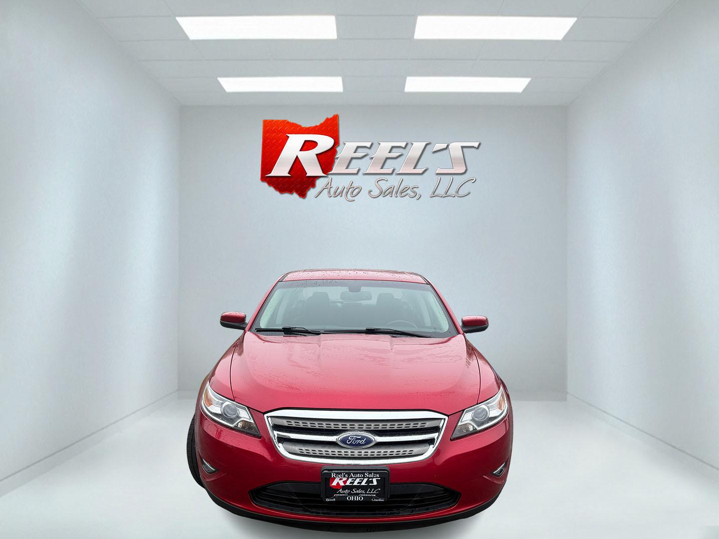 2012 Red /Black Ford Taurus SEL FWD (1FAHP2EWXCG) with an 3.5L V6 DOHC 24V engine, 6-Speed Automatic transmission, located at 11115 Chardon Rd. , Chardon, OH, 44024, (440) 214-9705, 41.580246, -81.241943 - 2012 Ford Taurus SEL FWD – Smooth, Spacious, and Efficient Full-Size Sedan! This 2012 Ford Taurus SEL FWD is a comfortable, well-equipped full-size sedan that offers roomy seating, smooth performance, and solid efficiency. Powered by a strong 3.5L V6 engine paired with a smooth 6-speed automatic - Photo#1