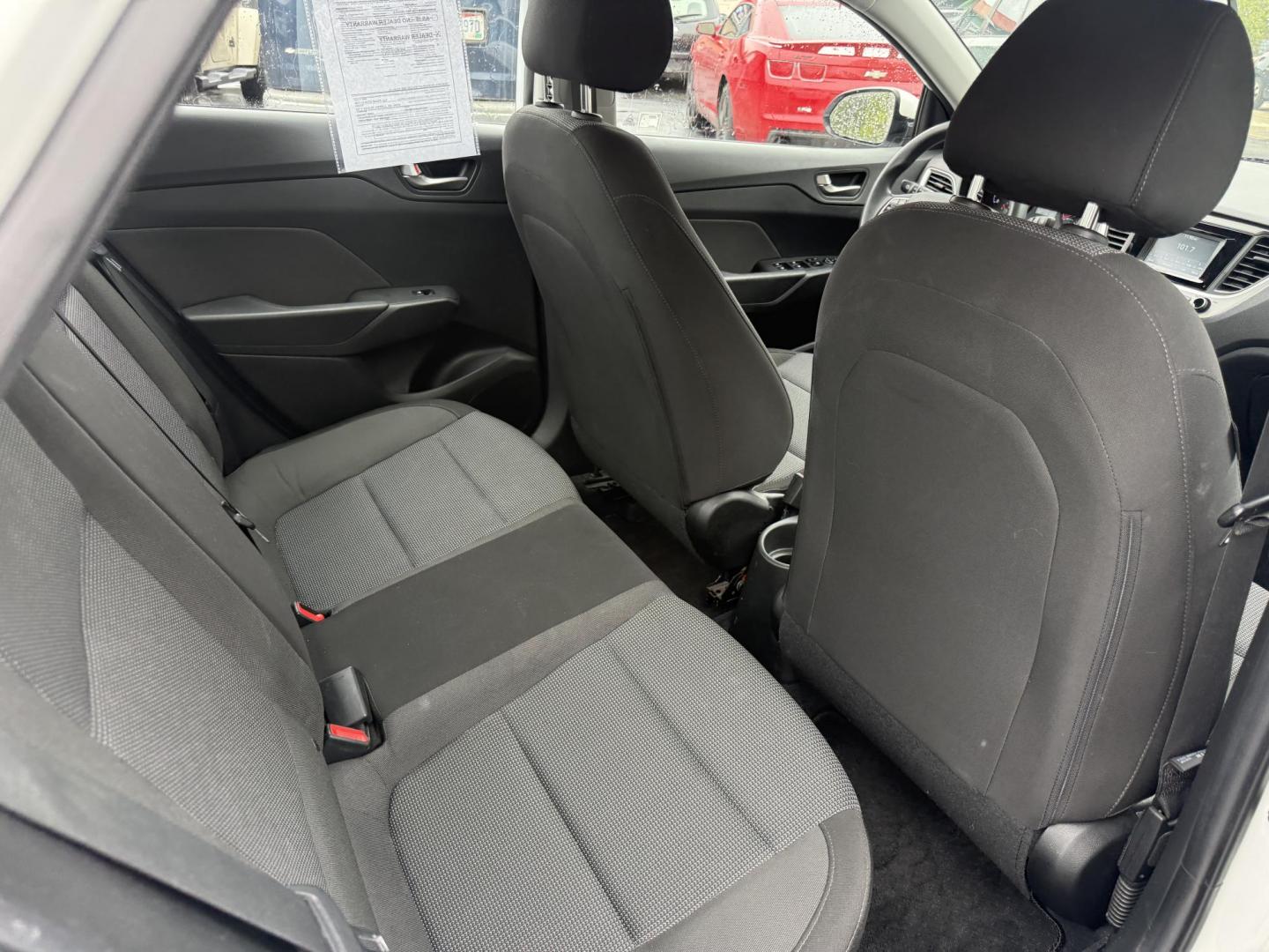 2019 White /Black Hyundai Accent SE 4-Door 6A (3KPC24A39KE) with an 1.6L I4 DOHC 16V engine, Automatic transmission, located at 547 E. Main St., Orwell, OH, 44076, (440) 437-5893, 41.535435, -80.847855 - 2019 Hyundai Accent SE – Super Efficient, Reliable, and Ready to Drive! This clean 2019 Hyundai Accent SE is a fantastic compact sedan that’s perfect for commuting and saving money at the pump! Powered by a smooth 1.6L I4 GDI engine paired with a responsive 6-speed automatic transmission, it de - Photo#33