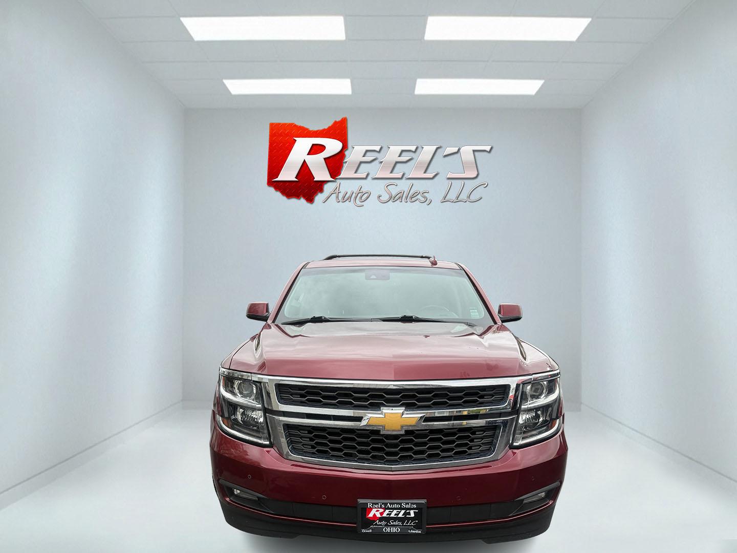 2018 Red /Black Chevrolet Tahoe LT 4WD (1GNSKBKC8JR) with an 5.3L V8 OHV 16V engine, Automatic transmission, located at 547 E. Main St., Orwell, OH, 44076, (440) 437-5893, 41.535435, -80.847855 - 2018 Chevrolet Tahoe LT 4WD – Spacious Full-Size SUV with V8 Power, Leather, and Loaded Family Features! This 2018 Chevrolet Tahoe LT 4WD is a commanding and well-equipped full-size SUV that’s perfect for families, road trips, or light towing. Powered by the strong 5.3L EcoTec3 V8 engine paired - Photo#1