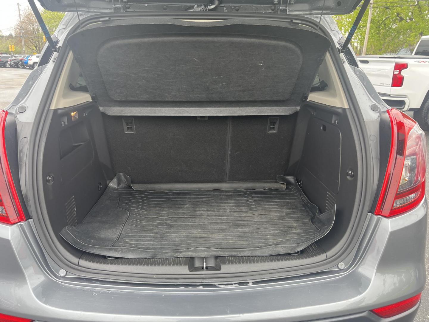 2019 Gray /Black Buick Encore Preferred AWD (KL4CJESBXKB) with an 1.4L I4 DOHC 16V TURBO engine, Automatic transmission, located at 11115 Chardon Rd. , Chardon, OH, 44024, (440) 214-9705, 41.580246, -81.241943 - 2019 Buick Encore Preferred AWD – Compact Luxury with Turbo Efficiency and Premium Features! This sharp 2019 Buick Encore Preferred AWD is the ideal upscale crossover that’s fun to drive, easy to park, and great on fuel. Powered by a peppy 1.4L Turbocharged EcoTec I4 engine paired with a smooth - Photo#14
