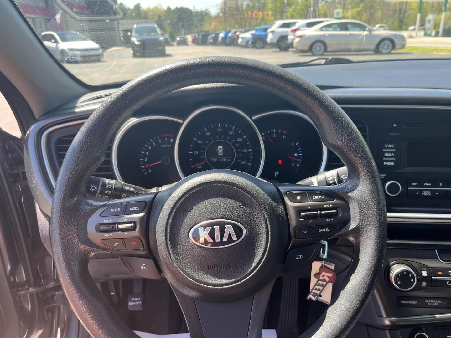 2015 Gray /Black Kia Optima LX (KNAGM4A74F5) with an 2.4L I4 DOHC 16V engine, Automatic transmission, located at 11115 Chardon Rd. , Chardon, OH, 44024, (440) 214-9705, 41.580246, -81.241943 - 2015 Kia Optima LX – Efficient, Reliable, and Feature-Packed Midsize Sedan! This clean 2015 Kia Optima LX is a smart, comfortable sedan that offers excellent value and low ownership costs. Powered by a smooth 2.4L I4 GDI engine paired with a responsive 6-speed automatic transmission, it delivers - Photo#19