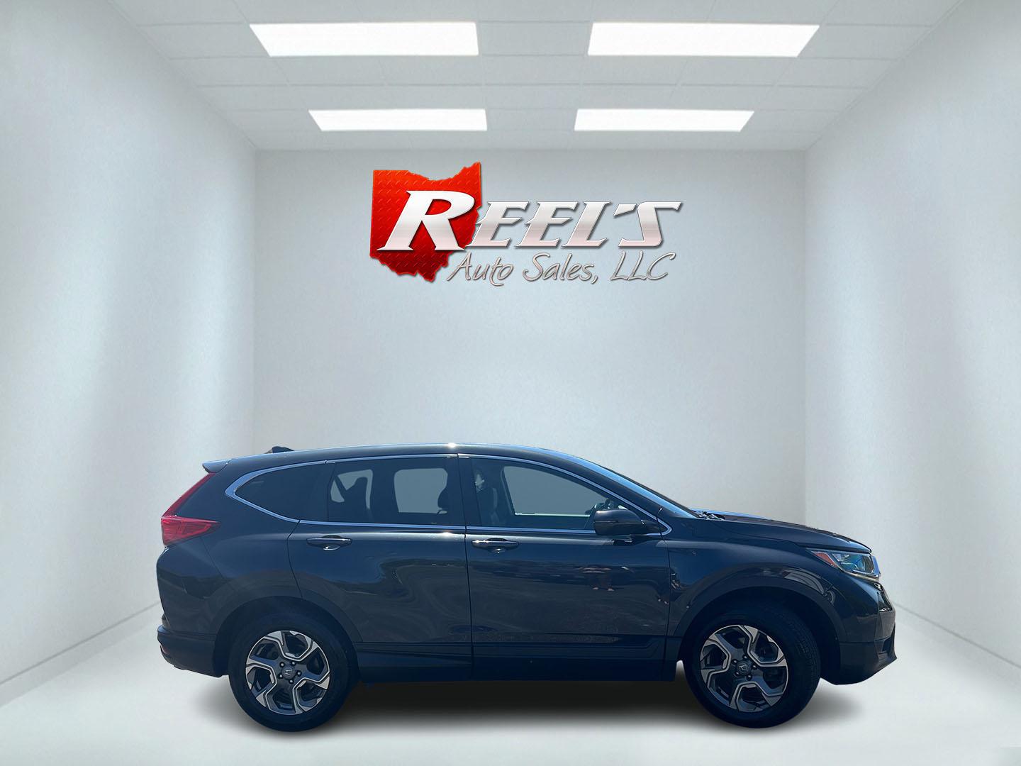 2019 Gray Honda CR-V EX-L AWD (2HKRW2H84KH) with an 1.5L I4 16V DOHC TURBO engine, Automatic transmission, located at 11115 Chardon Rd. , Chardon, OH, 44024, (440) 214-9705, 41.580246, -81.241943 - 2019 Honda CR-V EX-L AWD – Premium Turbo Crossover with Leather, Safety, and Outstanding Efficiency! This 2019 Honda CR-V EX-L AWD is a top-tier compact SUV that delivers luxury comfort, strong performance, and excellent efficiency. Powered by a responsive 1.5L Turbocharged Earth Dreams I4 engine - Photo#5