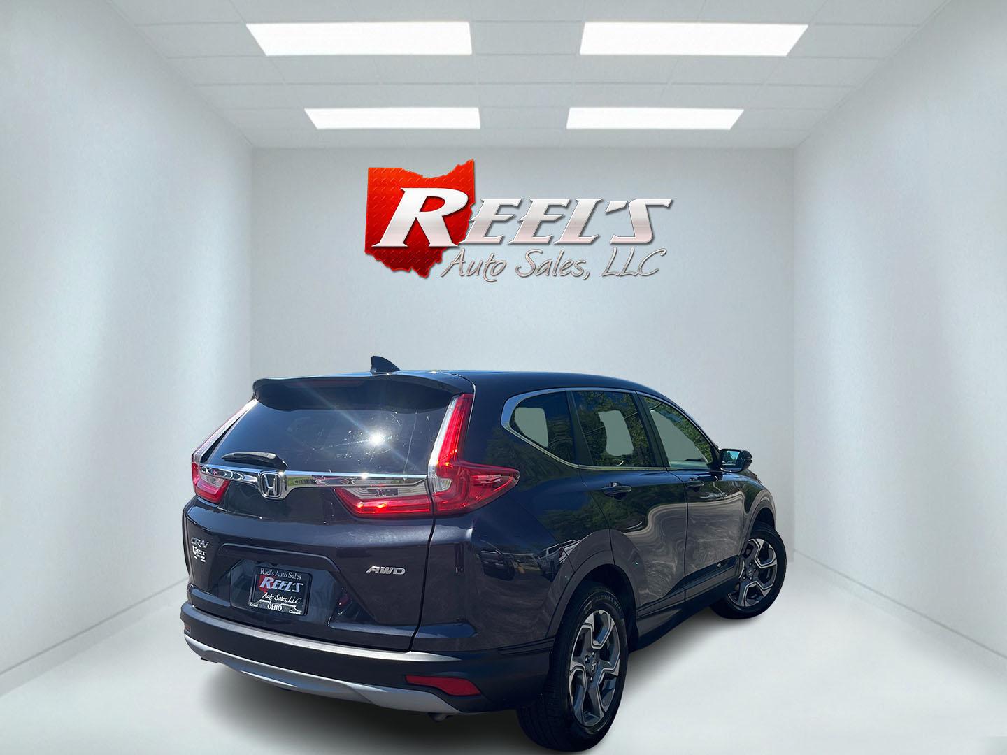 2019 Gray Honda CR-V EX-L AWD (2HKRW2H84KH) with an 1.5L I4 16V DOHC TURBO engine, Automatic transmission, located at 11115 Chardon Rd. , Chardon, OH, 44024, (440) 214-9705, 41.580246, -81.241943 - 2019 Honda CR-V EX-L AWD – Premium Turbo Crossover with Leather, Safety, and Outstanding Efficiency! This 2019 Honda CR-V EX-L AWD is a top-tier compact SUV that delivers luxury comfort, strong performance, and excellent efficiency. Powered by a responsive 1.5L Turbocharged Earth Dreams I4 engine - Photo#6