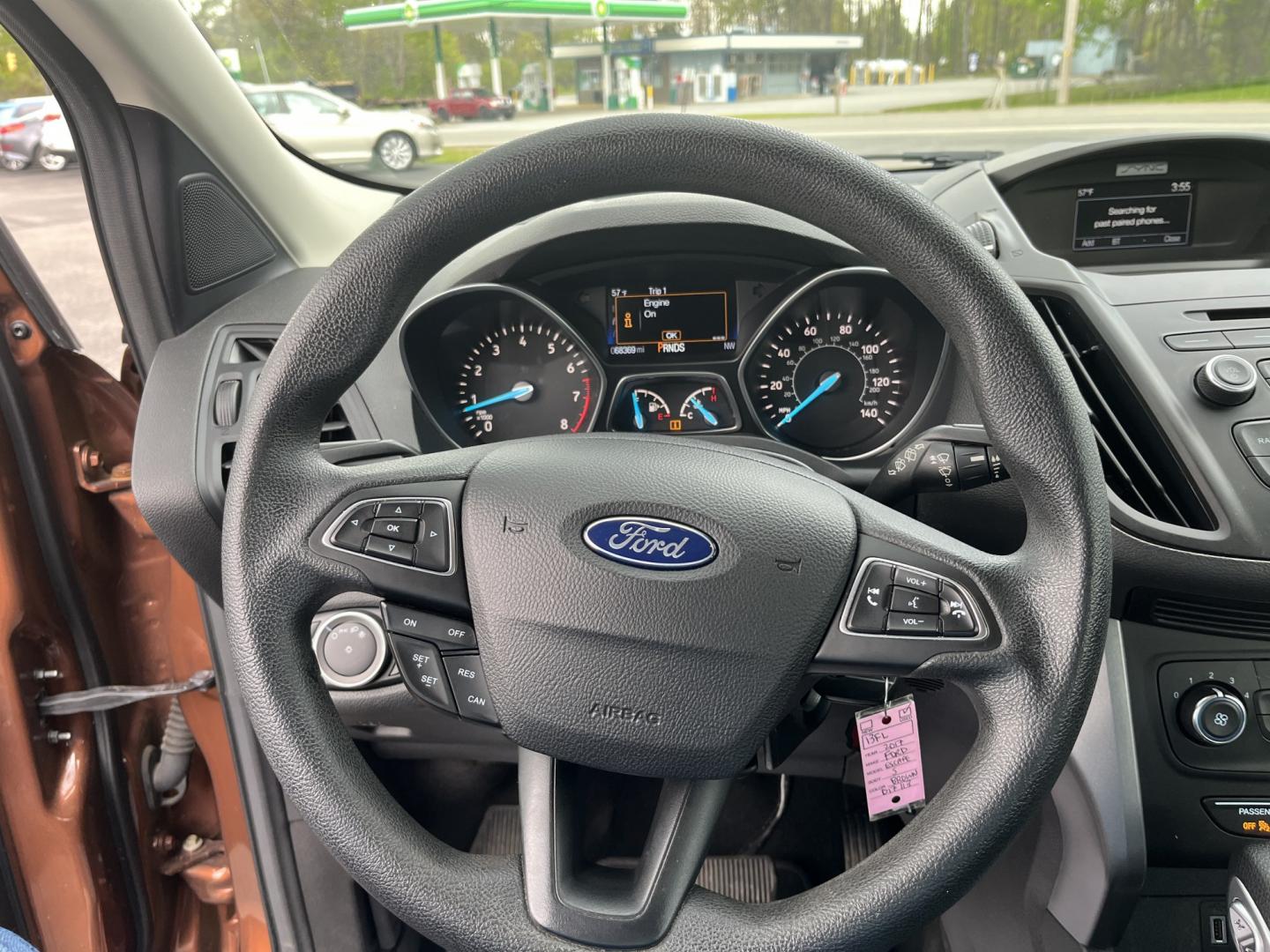 2017 Orange /Black Ford Escape S FWD (1FMCU0F7XHU) with an 2.5L I4 DOHC 16V engine, Automatic transmission, located at 11115 Chardon Rd. , Chardon, OH, 44024, (440) 214-9705, 41.580246, -81.241943 - Photo#18